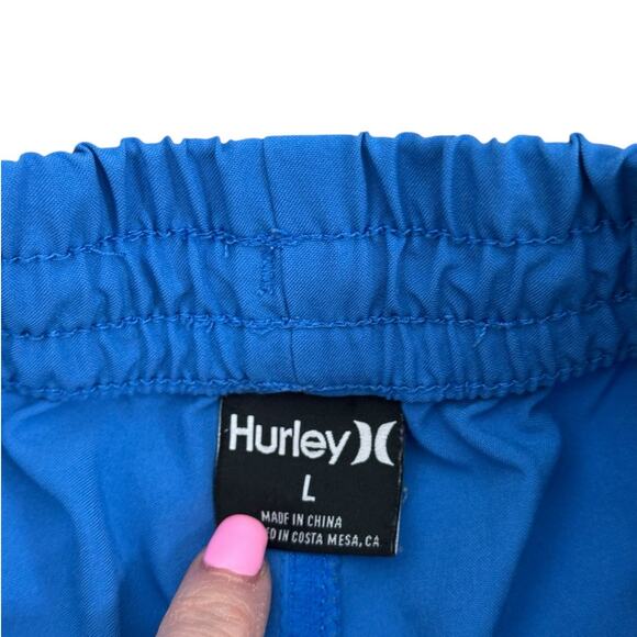 HURLEY Boys Blue Pull On Shorts Large 10/12 - Picture 4 of 5